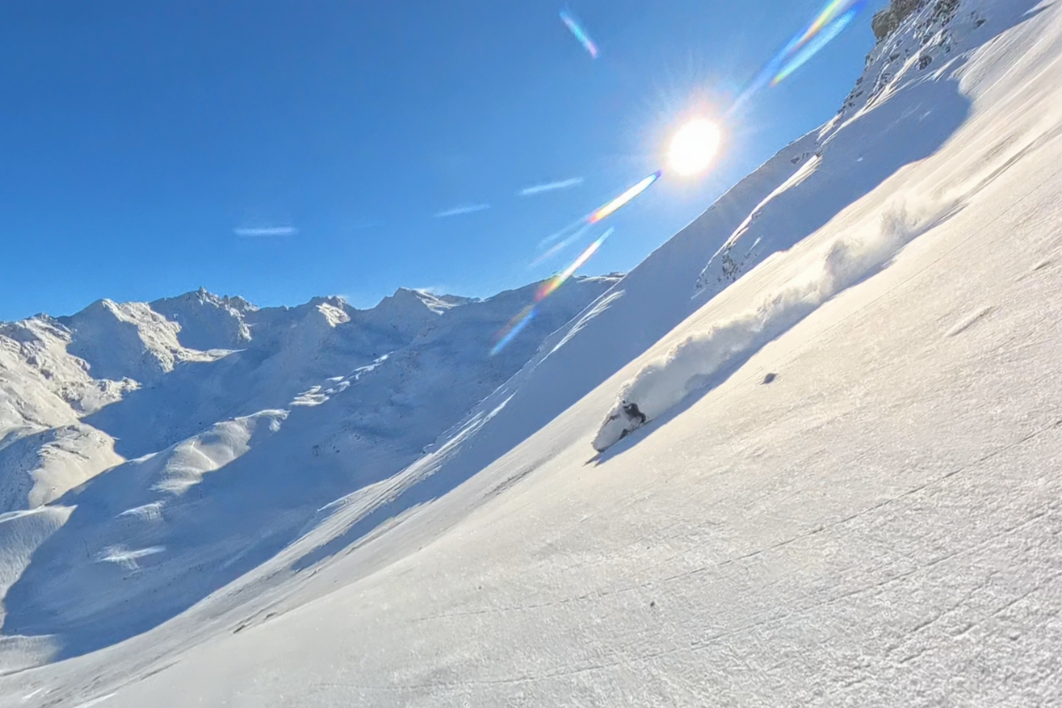 MTB rider on a forest trail