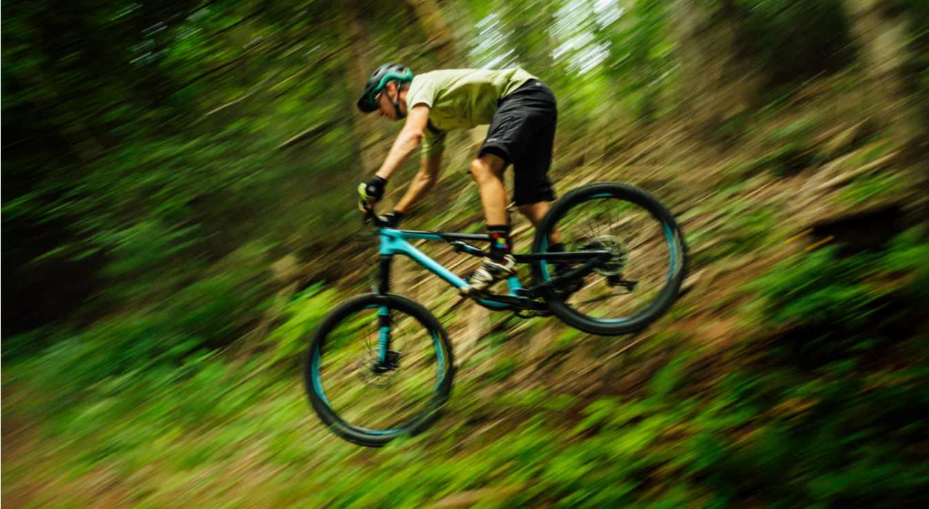 Rider in filtered light